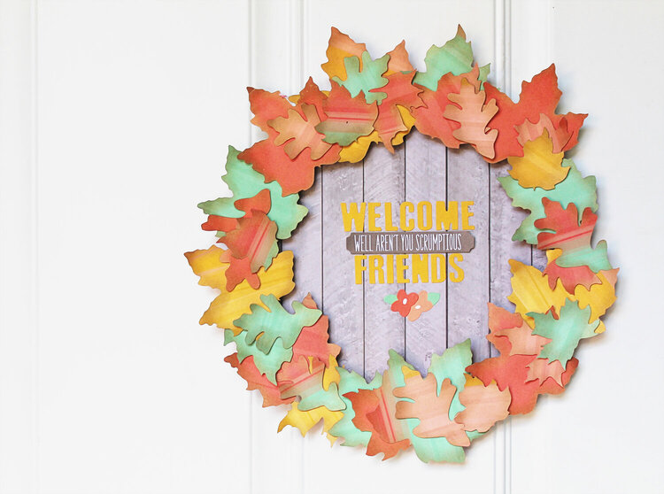 Fall Leaves Wreath