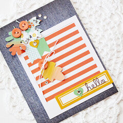 Hello card by Erin Taylor