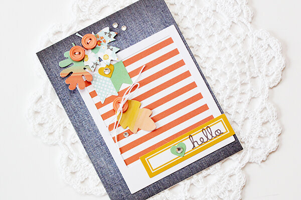 Hello card by Erin Taylor