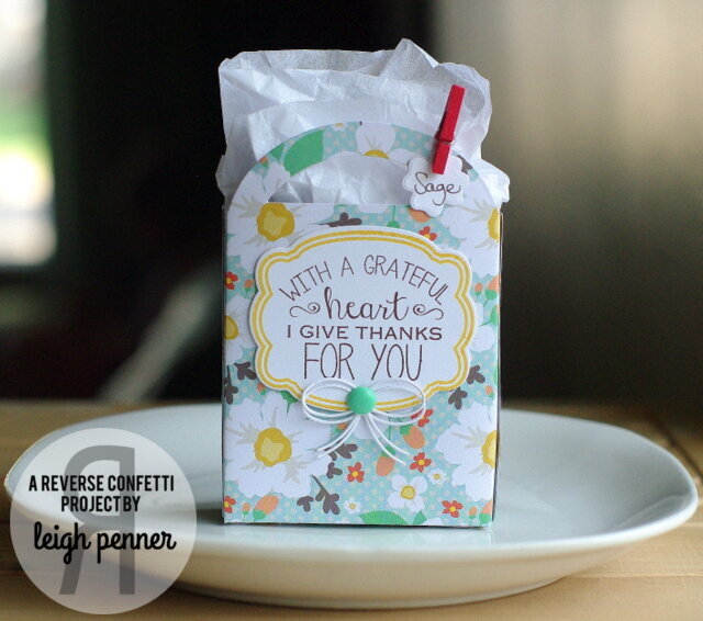 Thanksgiving treat bag by Leigh Penner