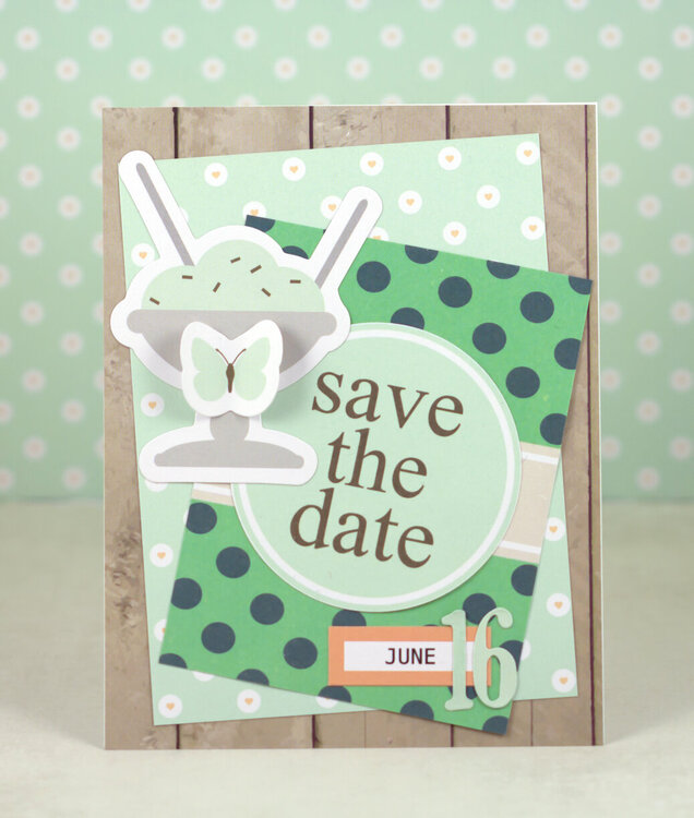Save the Date card by Nina Yang