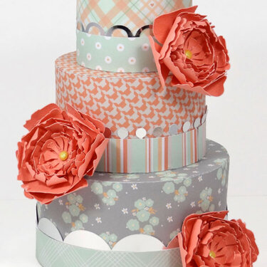 Paper Wedding Cake by Amanda Coleman