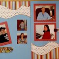 Spring Break with Family - 2 Page Layout