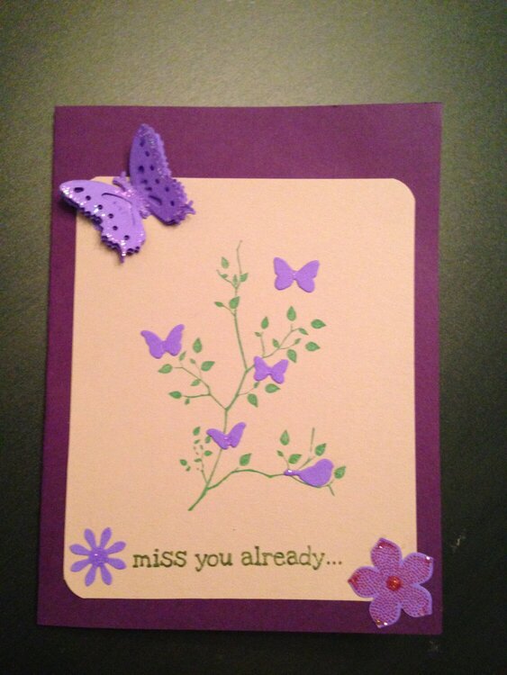 miss you card for daughter in university