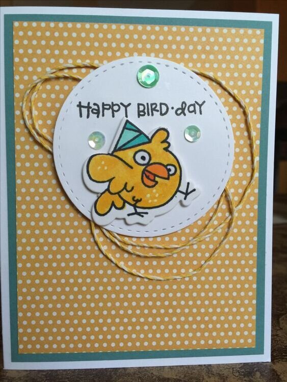 Bird-day card