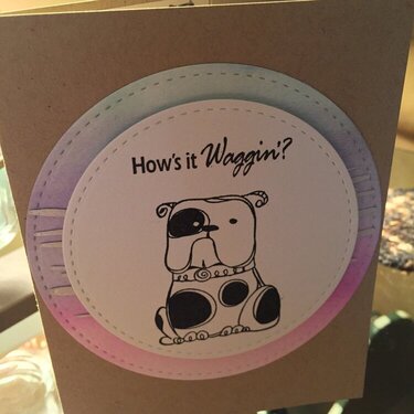 How&#039;s it Waggin? card