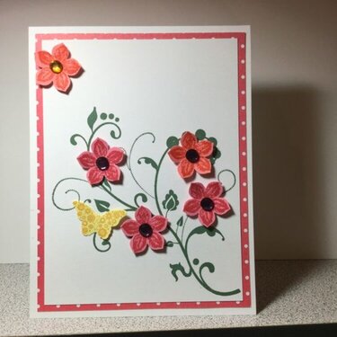 Flower Flourish Card