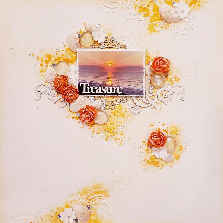 &quot;Treasure&quot; Mixed Media Layout