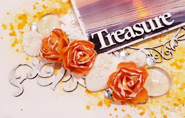 &quot;Treasure&quot; Mixed Media Layout