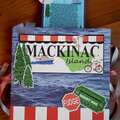 Exploding Mackinac Island Scrapbook with POP UPS