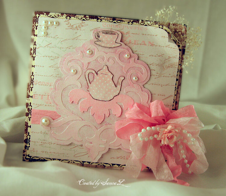 Vintage Shabby Chic Card