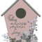 Lavender Birdhouse Tag
