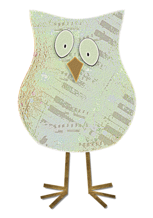 Piano Keys Owl