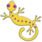 Jellow and Purple Gecko