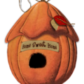 Pumpkin Birdhouse