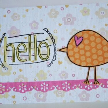 Hello Card **Pink.Sugar.Pop**