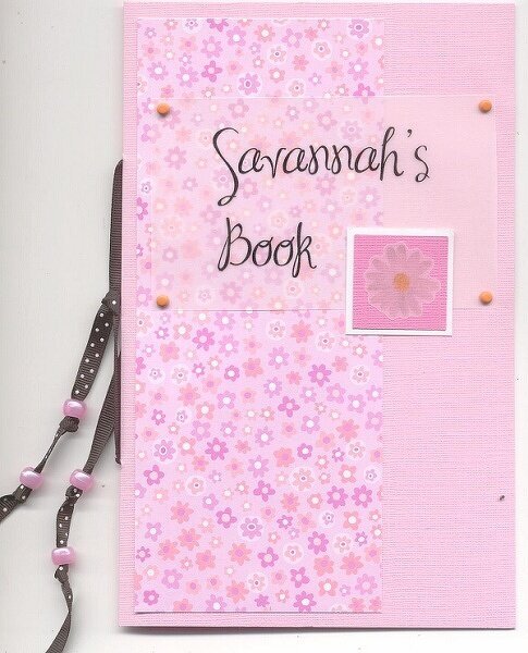 Savannah&#039;s Mini Book (card)