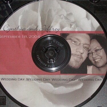 Wedding CD favors