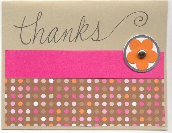 Thank you card