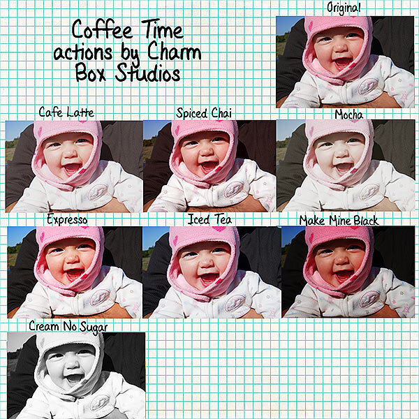 Coffee Time Photoshop actions
