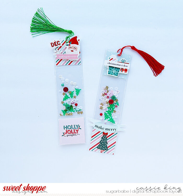 Christmas bookmarks 