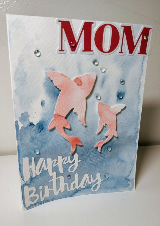 Mom&#039;s birthday card