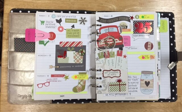 Carpe Diem Planner December week 4