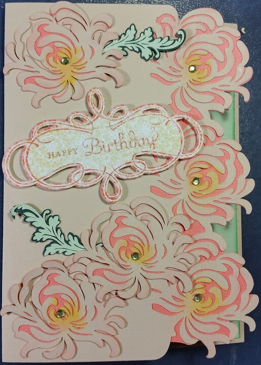 Peonies Birthday Card
