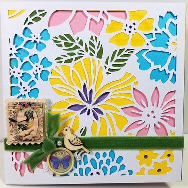 Layered Floral card