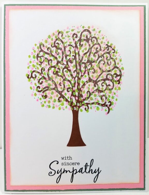 Sympathy Tree card