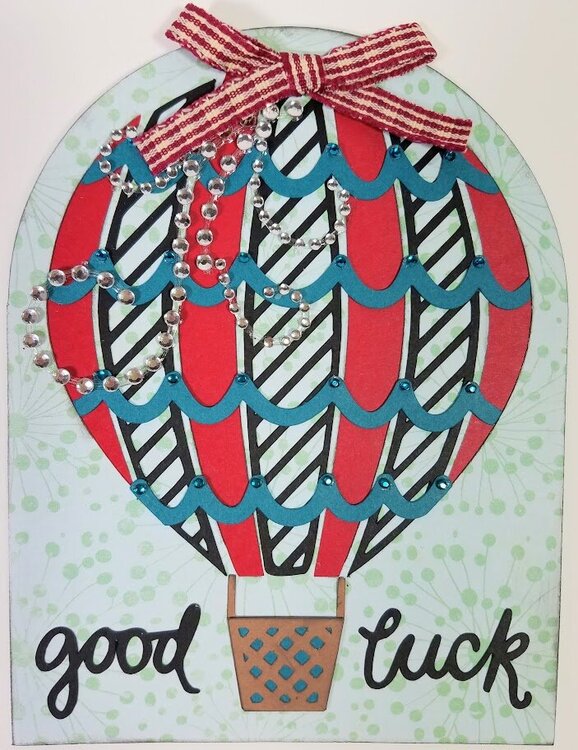 Hot Air Balloon card