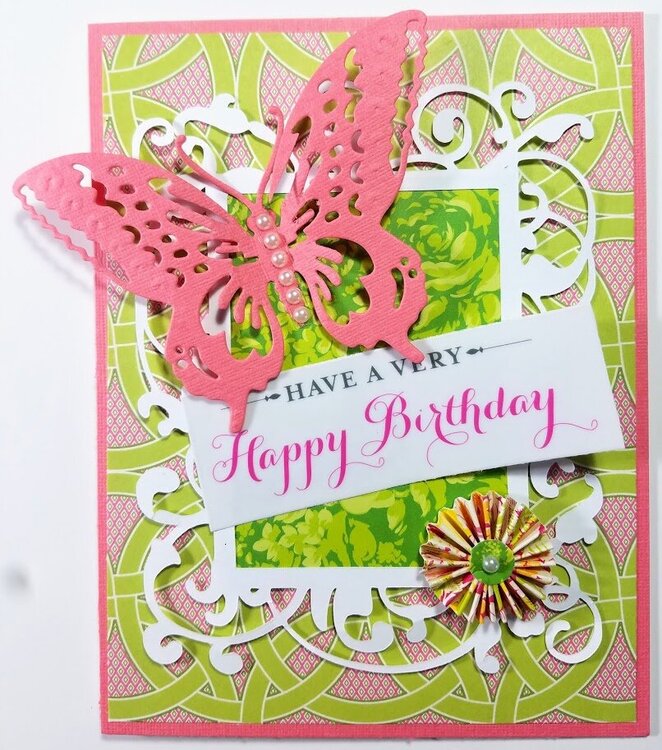 Butterfly Birthday card