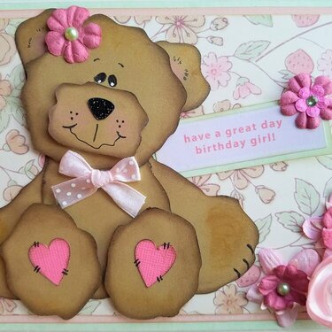 Tear Bear Birthday card