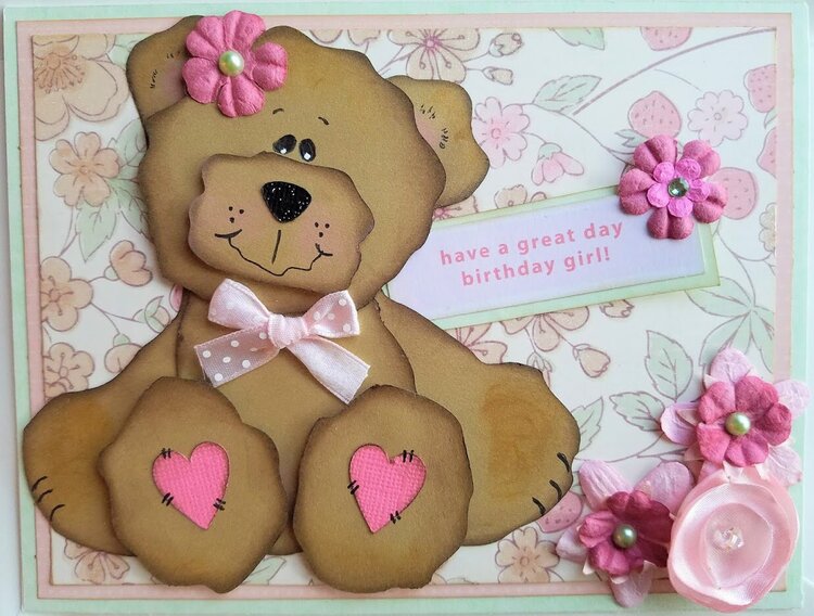 Tear Bear Birthday card