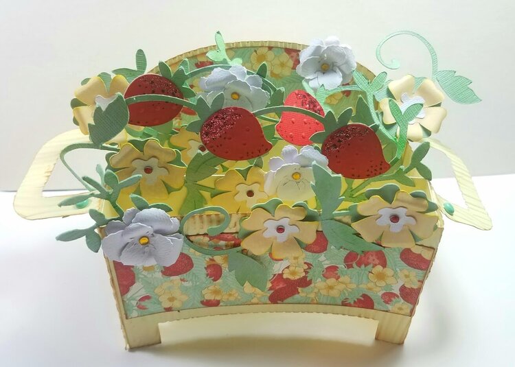 Strawberry Basket Box Card