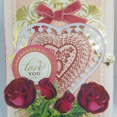 Love You Valentine card