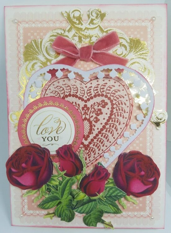 Love You Valentine card