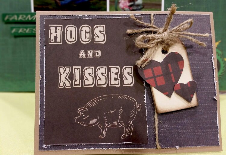 Hogs and Kisses Card