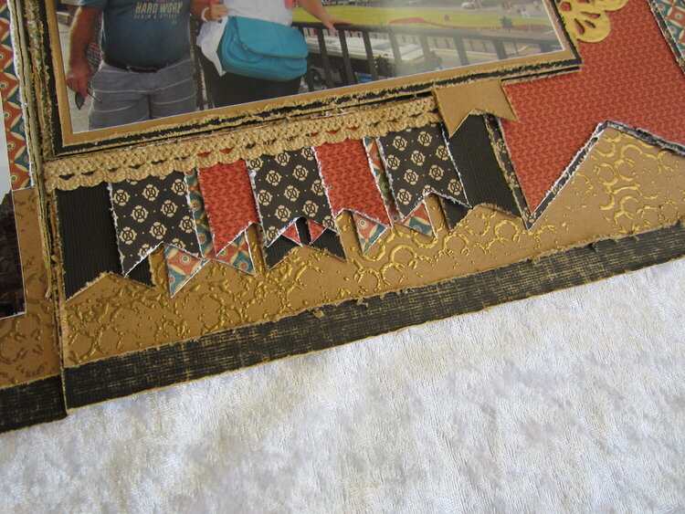 Page 2 Pennants under photo flap close up - Couture Creations
