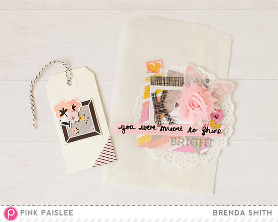 tag and bag | pink paislee