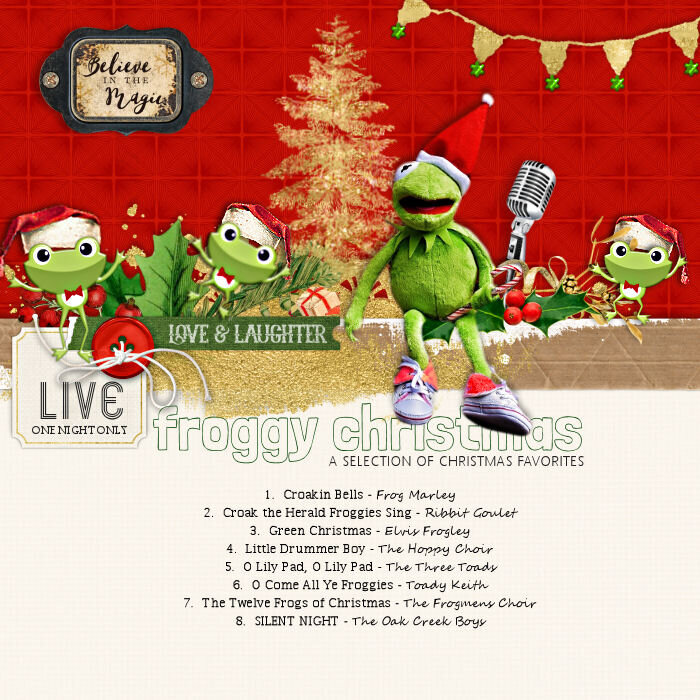 Froggy Christmas Carols