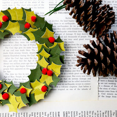 *Jillibean Soup* - CHristmas Paper Wreath
