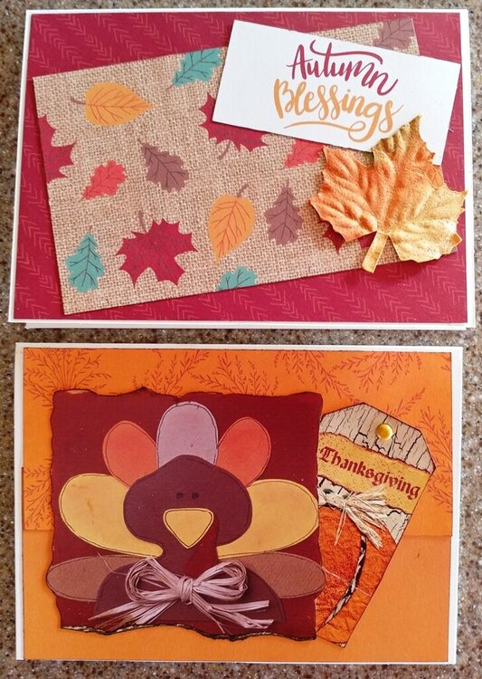 2020 Thanksgiving Cards 11 &amp; 12