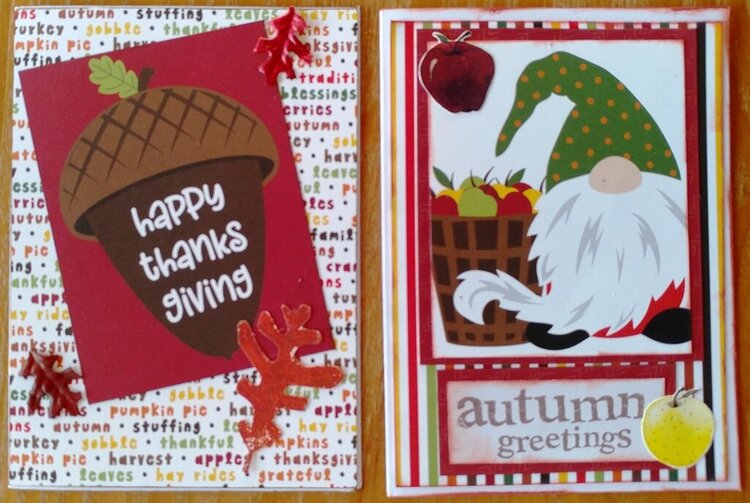2020 Thanksgiving Cards - 2 &amp; 3