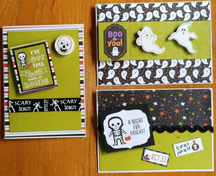 2021 Halloween Cards 7 - 9