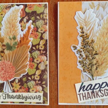 2022 Thanksgiving cards 3 &amp; 4