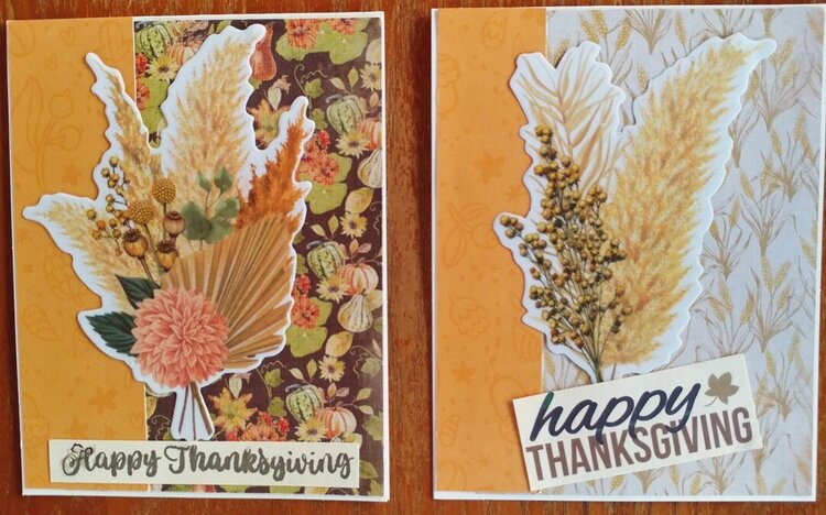 2022 Thanksgiving cards 3 &amp; 4