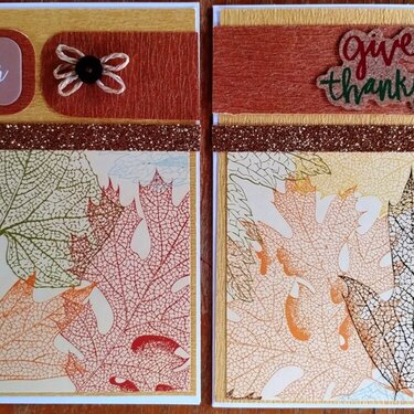2022 Thanksgiving Cards 6 &amp; 7 