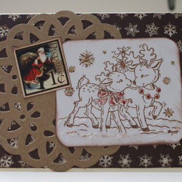 Reindeer card
