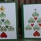 Heart Christmas Tree cards